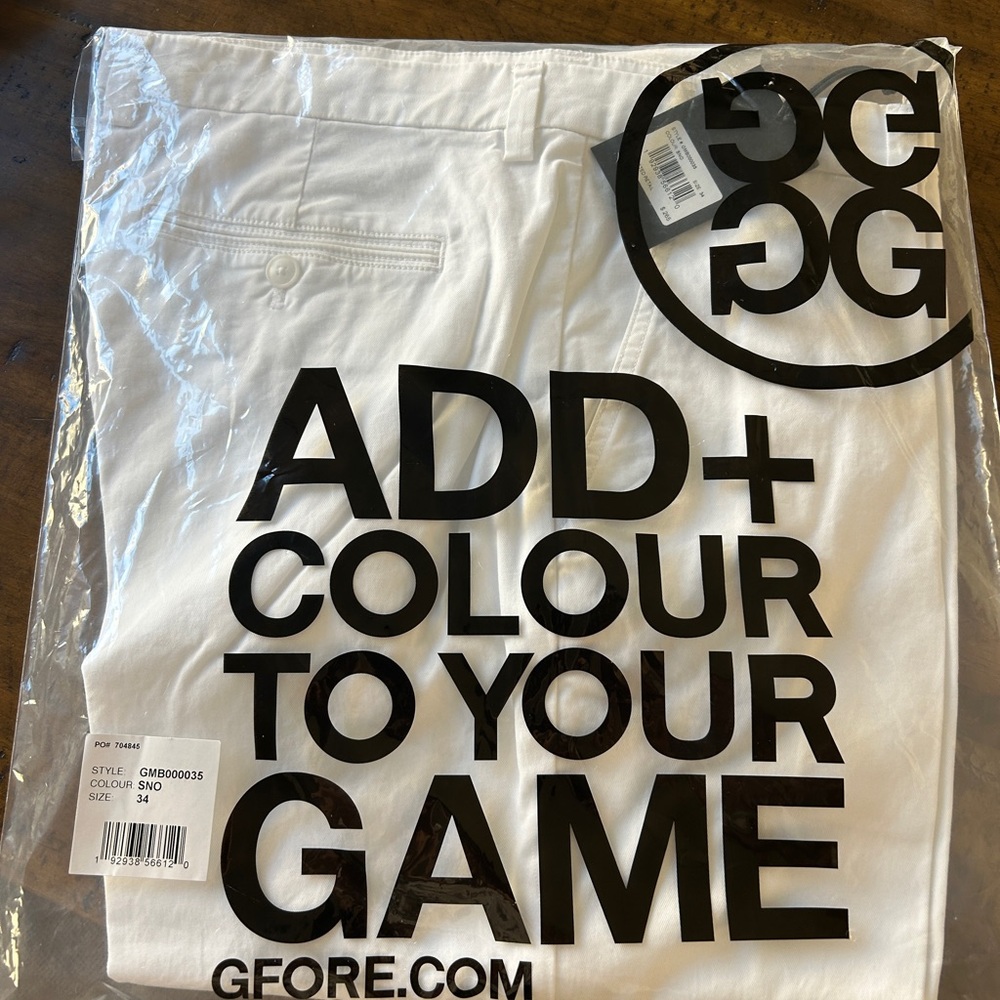 G/FORE Snow White Golf Pants